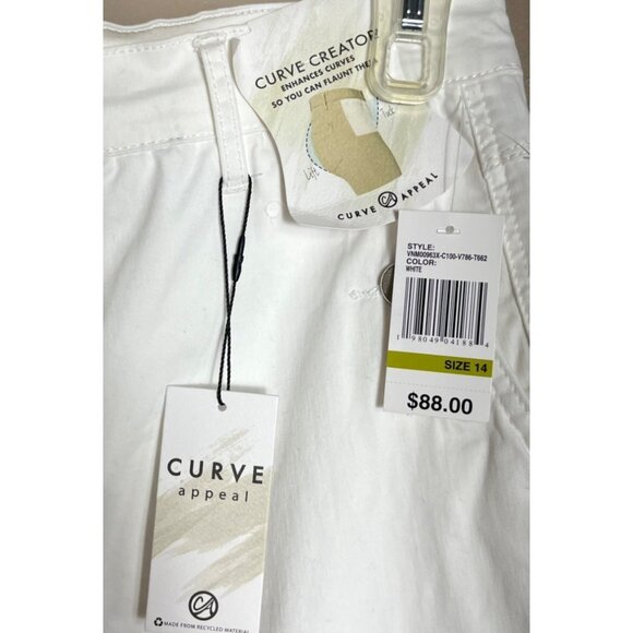 Curve Appeal Jeans Bootcut Soft Cotton Blend Summer Chic Classic Womens 14/32 - Picture 6 of 11